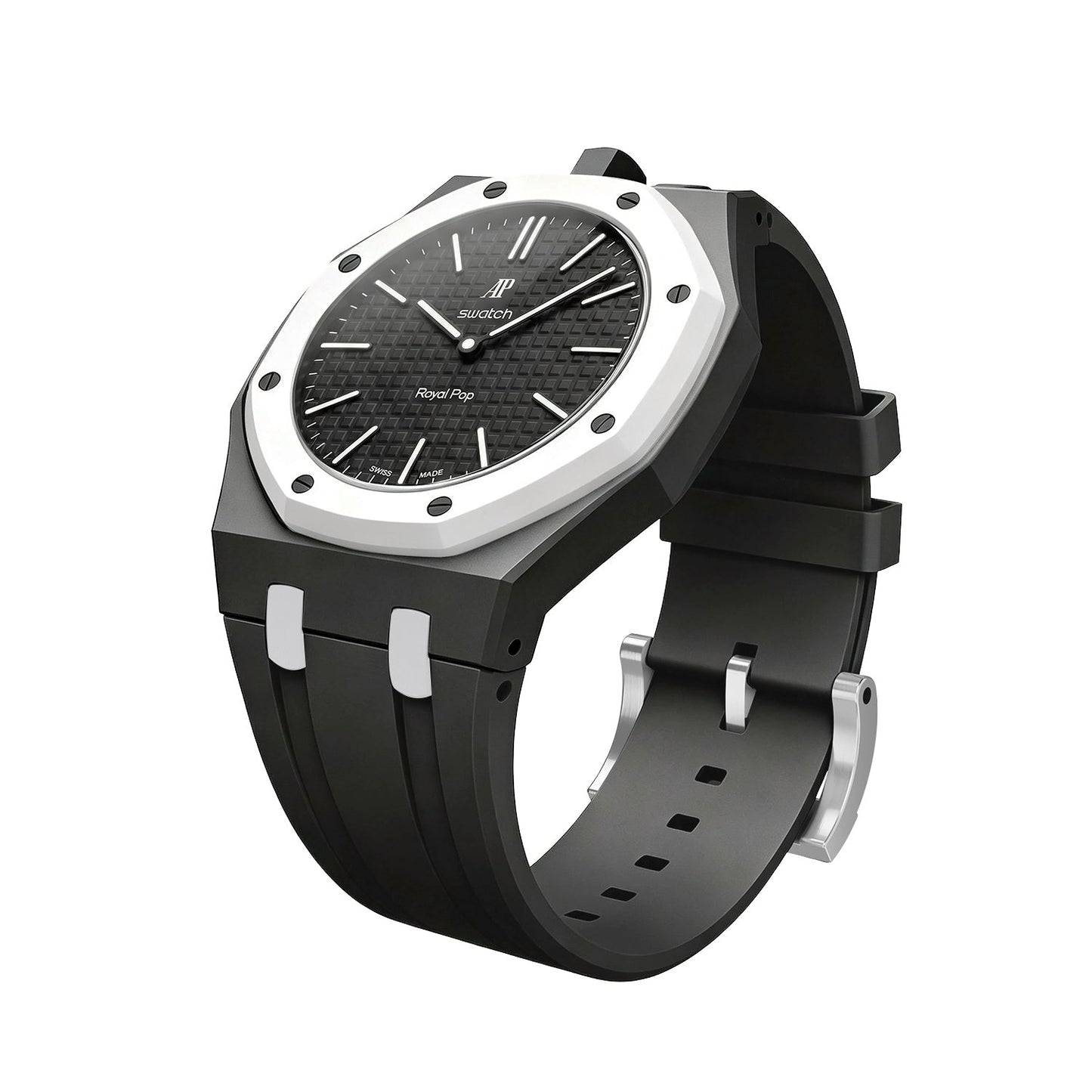 [Rosla]Royal Oak Pop Exclusive Bioceramic Case & Silicone Strap Mix Color