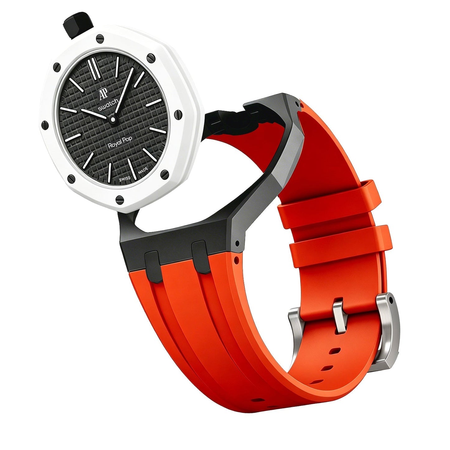 [Rosla]Royal Oak Pop Exclusive Bioceramic Case & Silicone Strap Mix Color