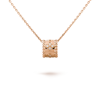 [Rosla]PERLEE PEDANT NECKLACE GOLD / ROSE GOLD