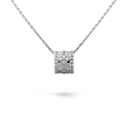 [Rosla]PERLEE PEDANT SIVLER DIAMOND NECKLACE