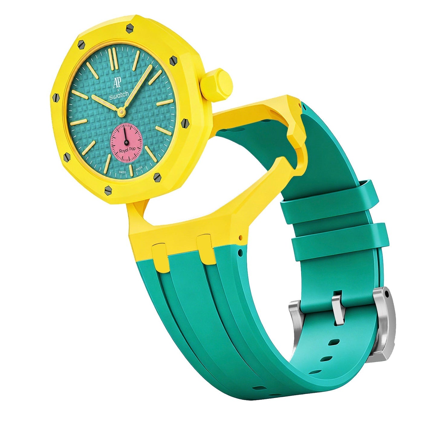 [Rosla]Royal Oak Pop Exclusive Bioceramic Case & Silicone Strap Mix Color