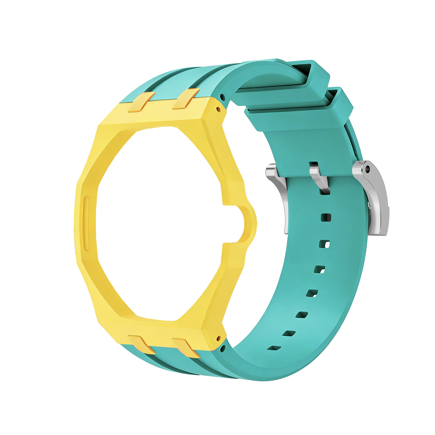 [Rosla]Royal Oak Pop Exclusive Bioceramic Case & Silicone Strap Mix Color