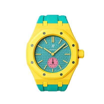 [Rosla]Royal Oak Pop Exclusive Bioceramic Case & Silicone Strap Mix Color