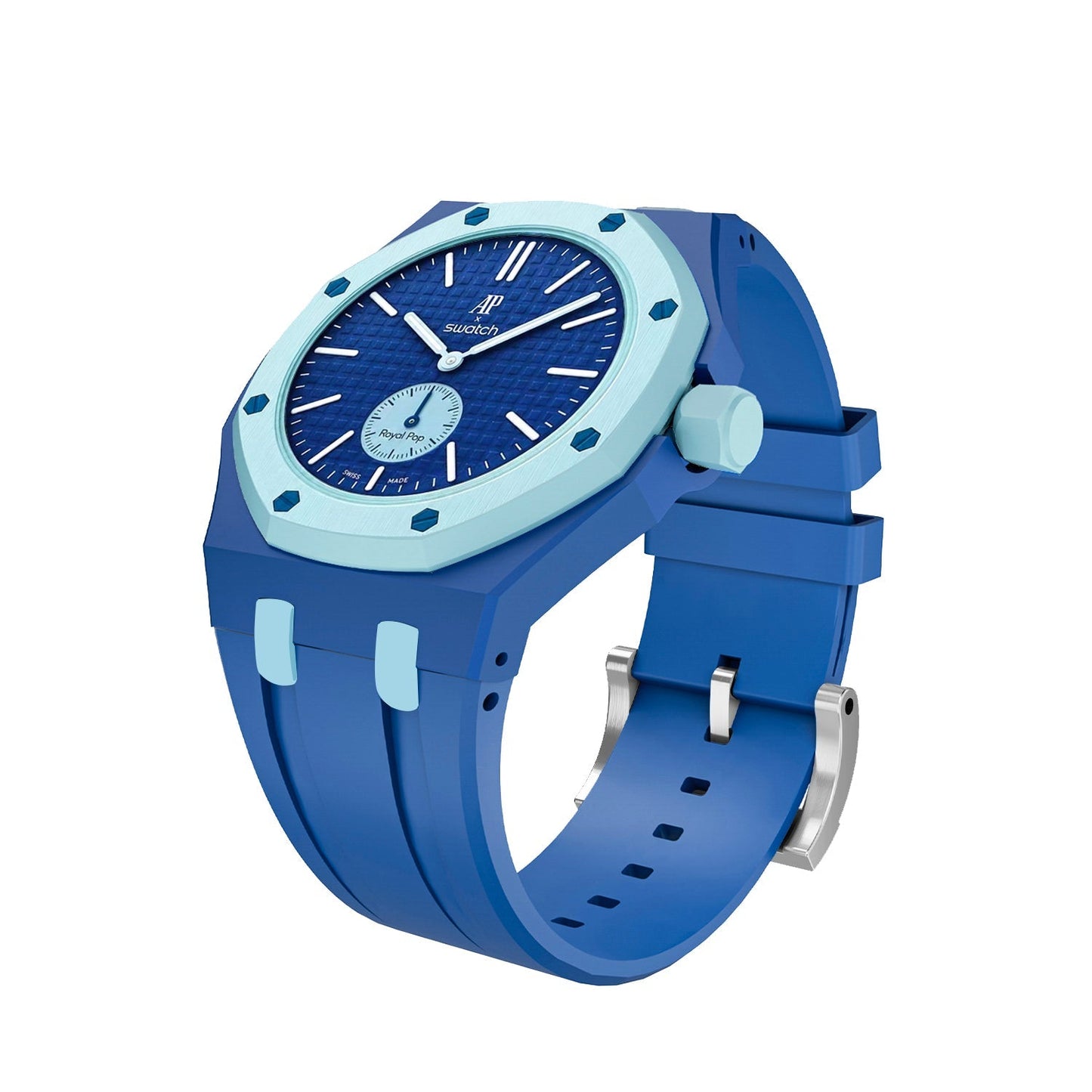 [Rosla]Royal Oak Pop Exclusive Bioceramic Case & Silicone Strap Mix Color