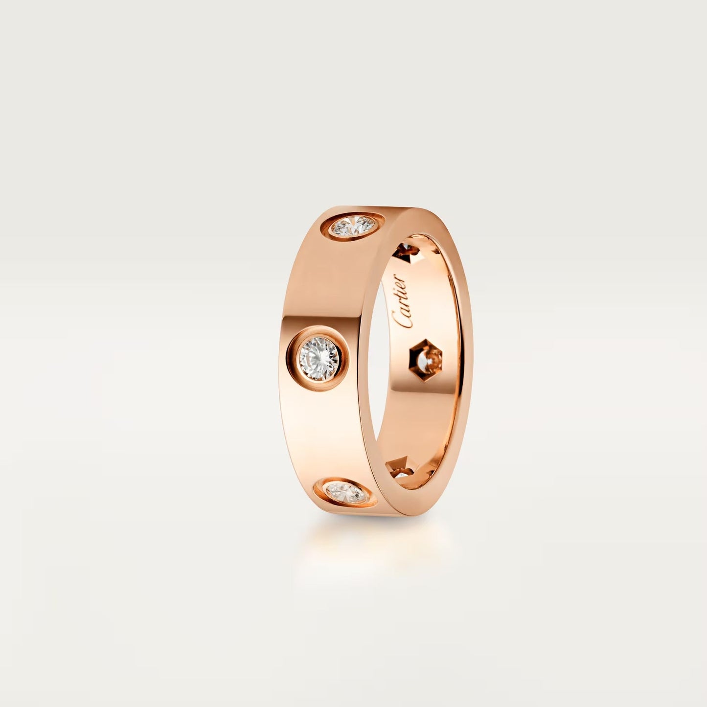 [Rosla]LOVE 5.5MM 6 DIAMOND RING