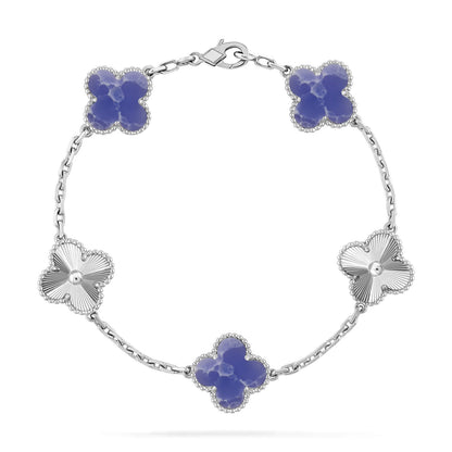 [Rosla]CLOVER 5 MOTIF BLUE VEINS BRACELET COLLECTION