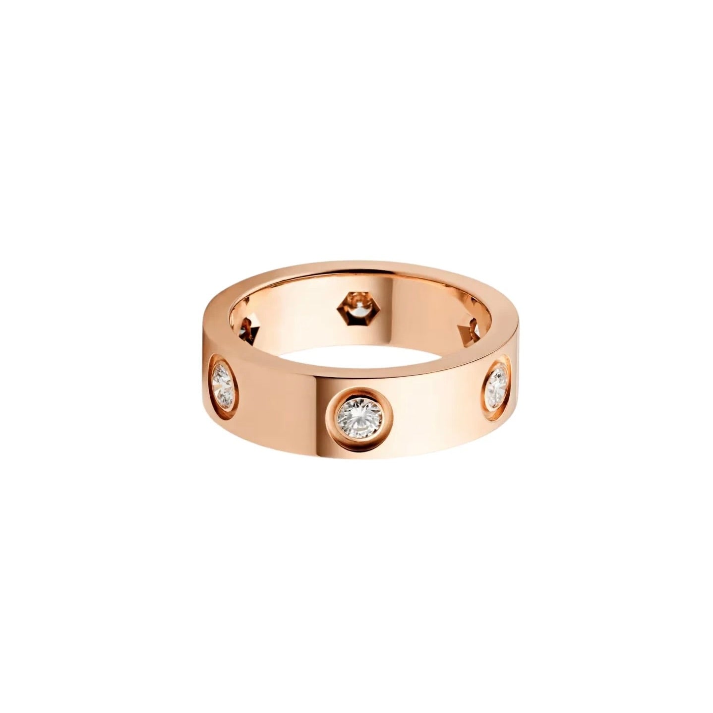 [Rosla]LOVE 5.5MM 6 DIAMOND RING