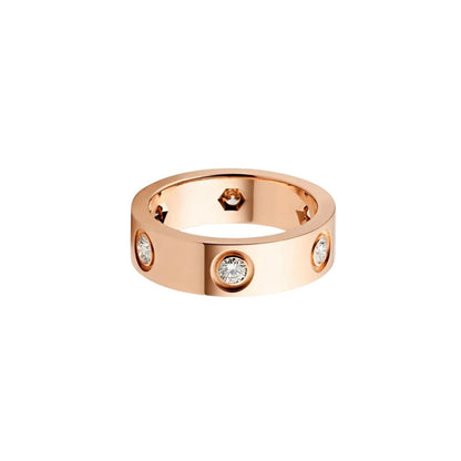 [Rosla]LOVE 5.5MM 6 DIAMOND RING