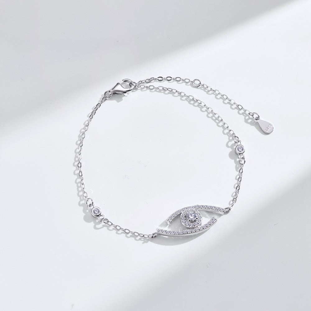 [Rosla]Lucky Eye Pave-Set Diamond Bracelet