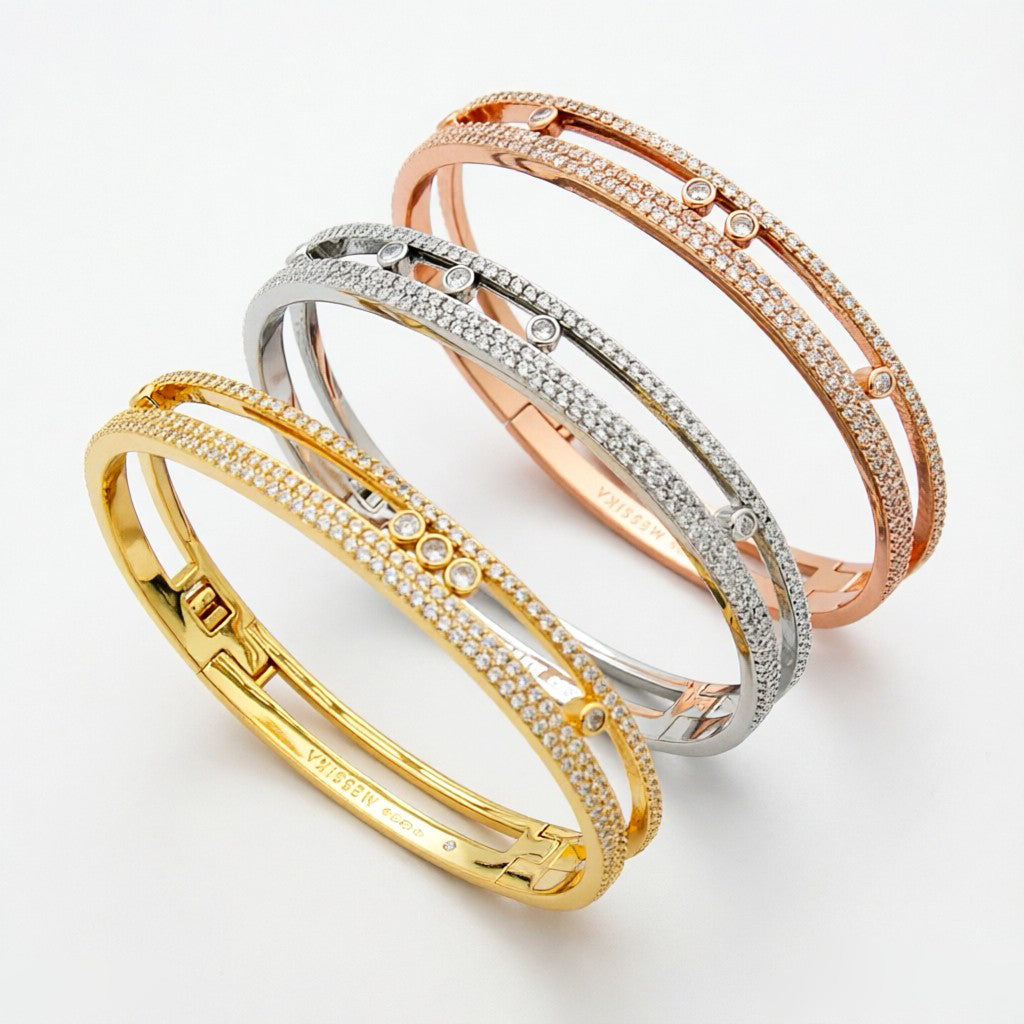 [Rosla]Move Romane pavé bangle