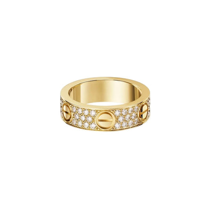 [Rosla]LOVE RING 5.5MM DIAMONDS PAVED