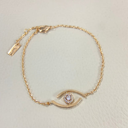 [Rosla]Lucky Eye Pave-Set Diamond Bracelet
