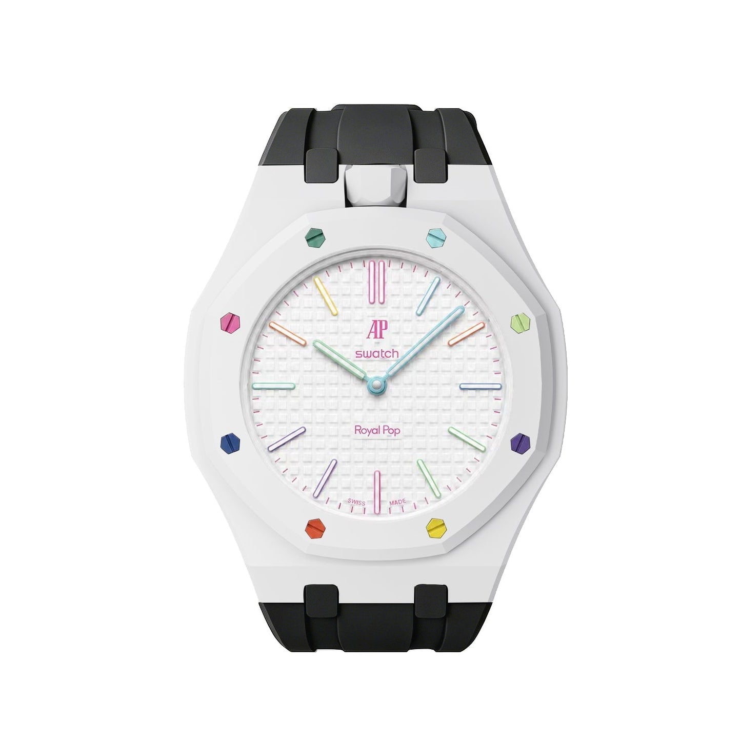 [Rosla]Royal Oak Pop Exclusive Bioceramic Case & Silicone Strap Mix Color