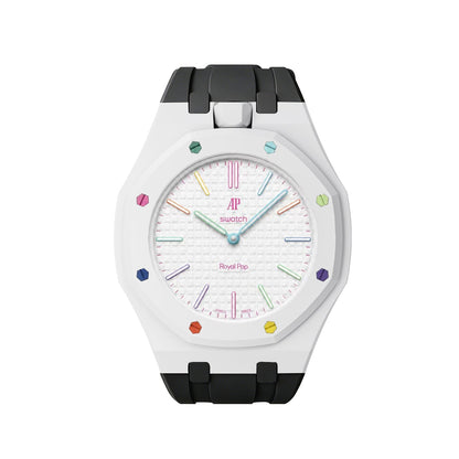 [Rosla]Royal Oak Pop Exclusive Bioceramic Case & Silicone Strap Mix Color