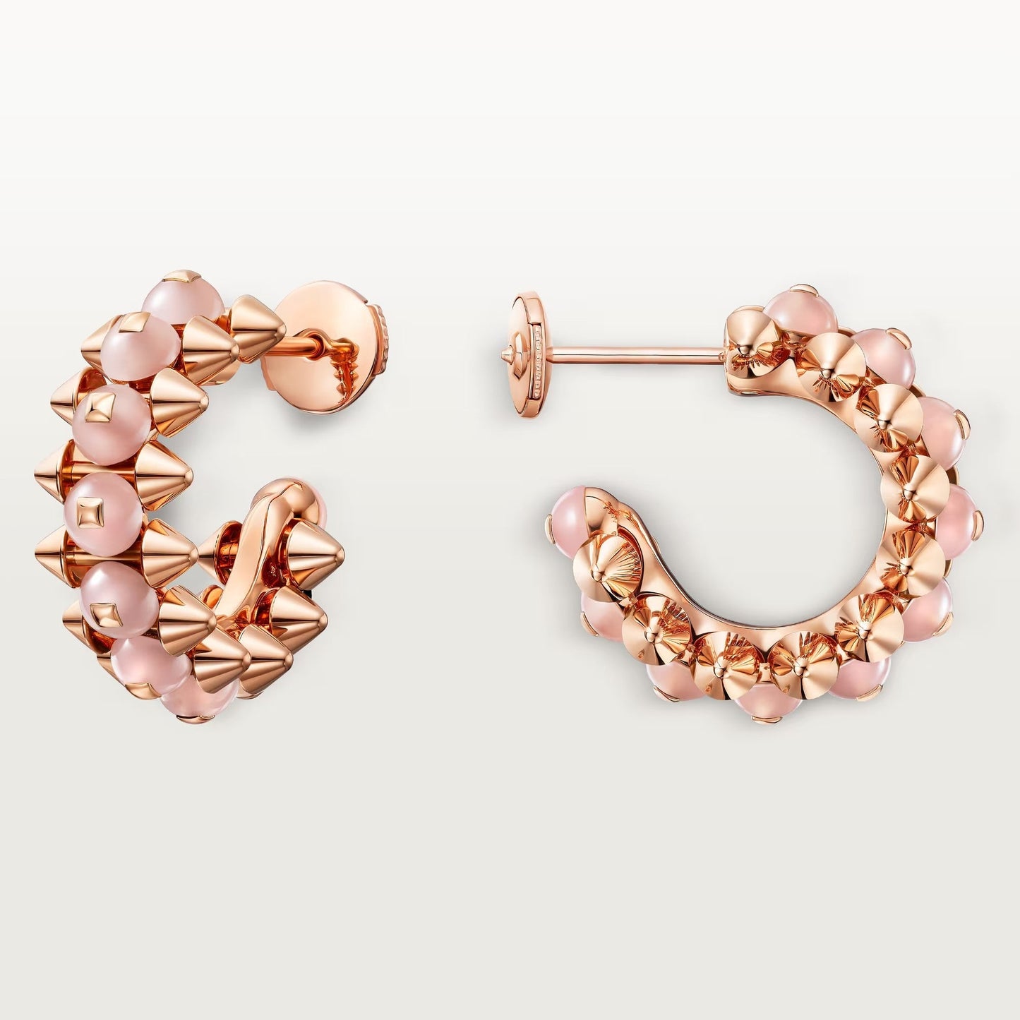 [Rosla]CLASH 7.9MM AGATE CHALCEDONY EARRINGS