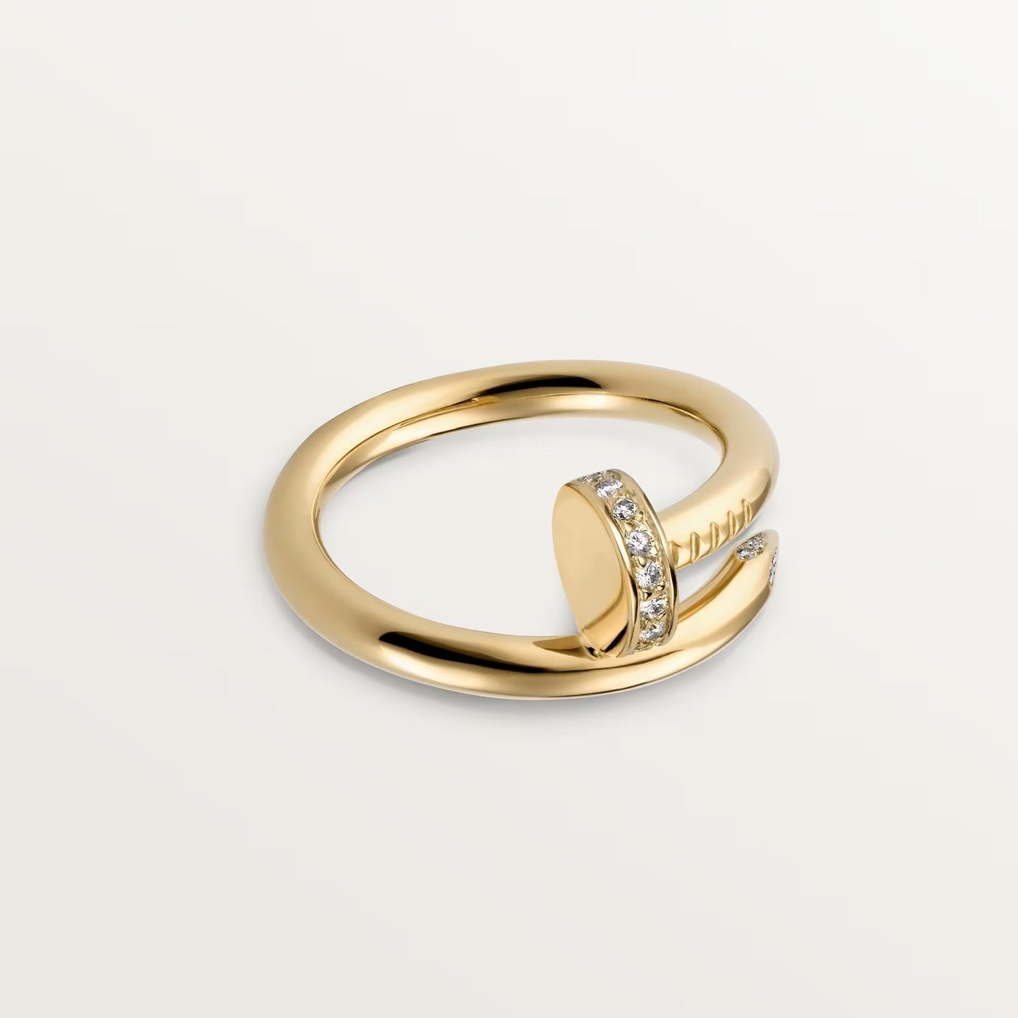 [Rosla]JUSTE RING 2.6MM HALF DIAMOND