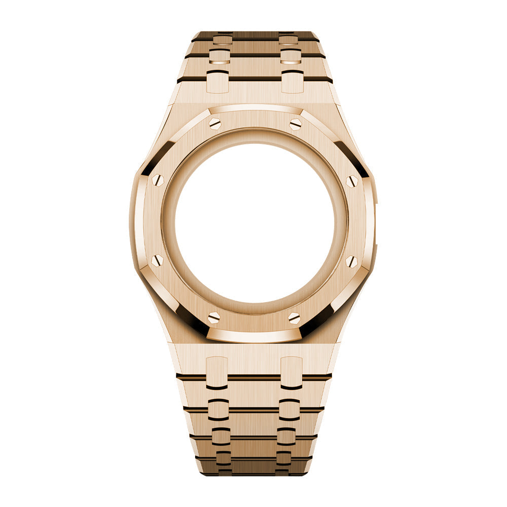 [Rosla]Royal Oak Pop Exclusive Steel Case & Strap Full‑wrap Embedded Watch Band