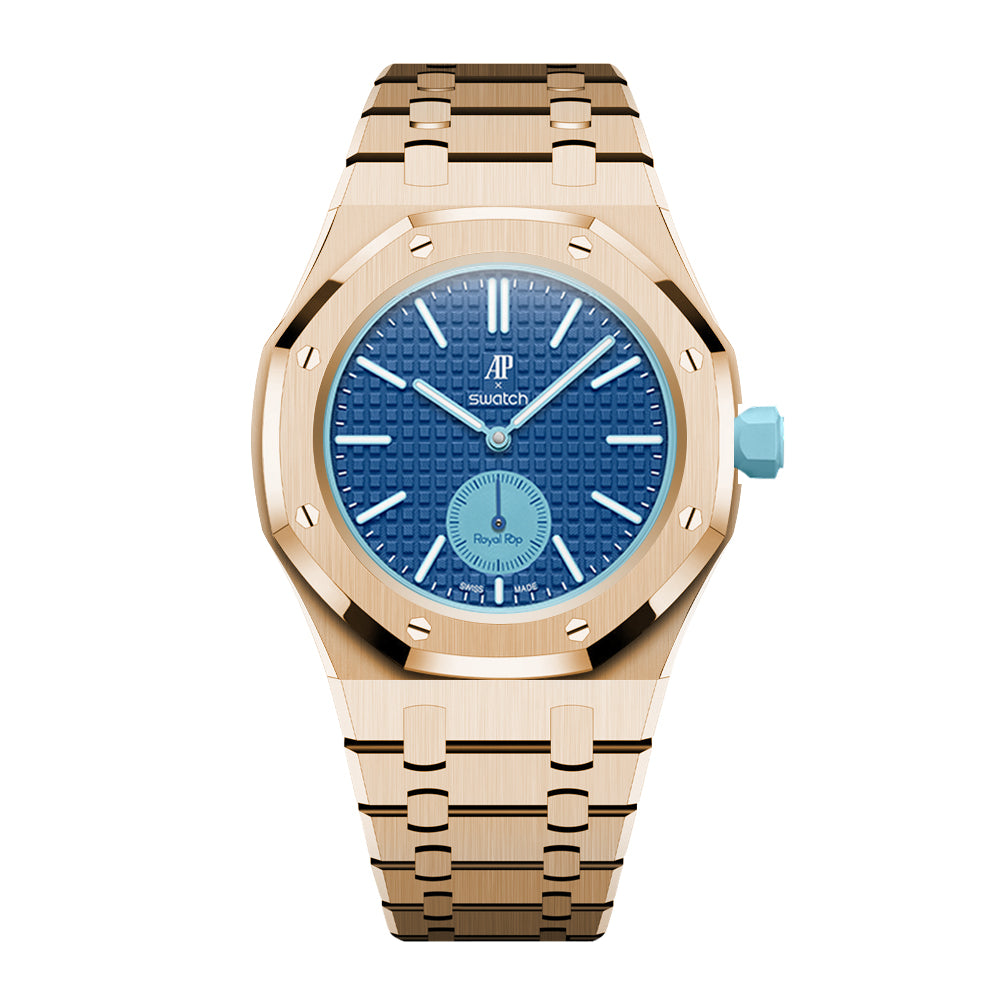 [Rosla]Royal Oak Pop Exclusive Steel Case & Strap Full‑wrap Embedded Watch Band