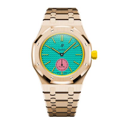 [Rosla]Royal Oak Pop Exclusive Steel Case & Strap Full‑wrap Embedded Watch Band