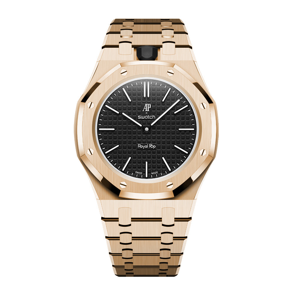 [Rosla]Royal Oak Pop Exclusive Steel Case & Strap Full‑wrap Embedded Watch Band