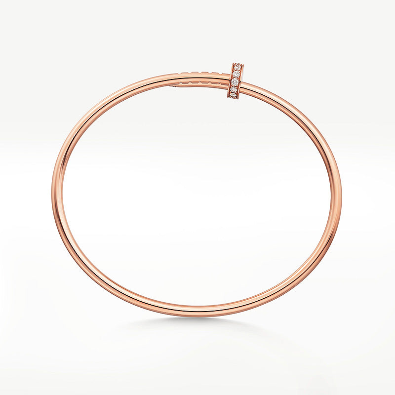 [Rosla]JUSTE BRACELET 2.5MM DIAMONDS