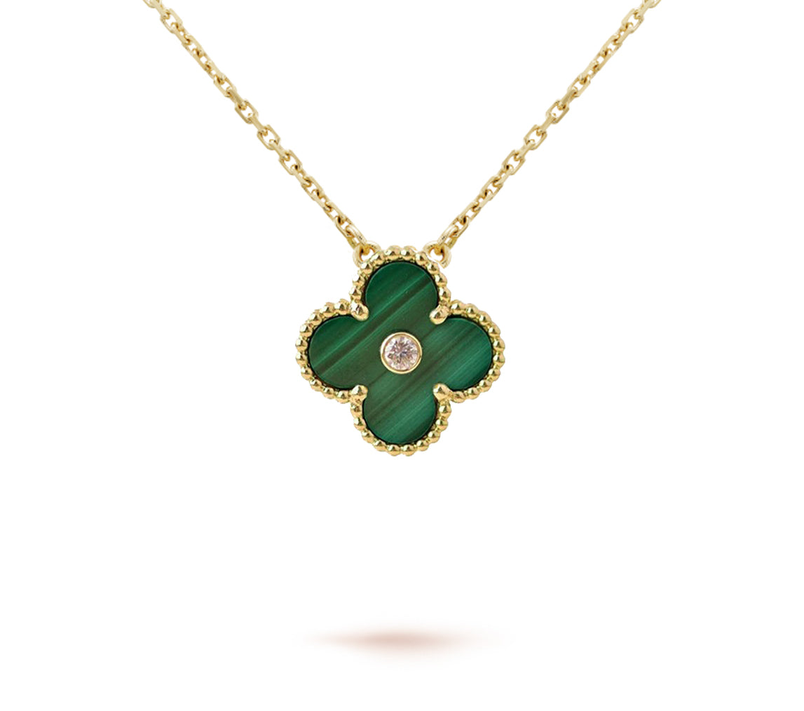 [Rosla]CLOVER 15MM CHRISTMAS LIMITED EDITION SINGLE FLOWER NECKLACE