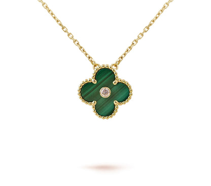 [Rosla]CLOVER 15MM CHRISTMAS LIMITED EDITION SINGLE FLOWER NECKLACE
