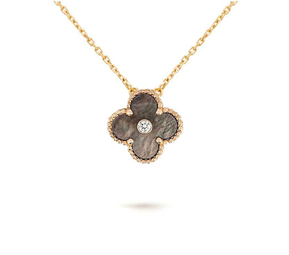 [Rosla]CLOVER 15MM CHRISTMAS LIMITED EDITION SINGLE FLOWER NECKLACE