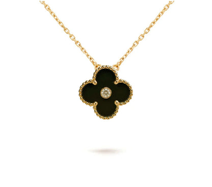 [Rosla]CLOVER 15MM CHRISTMAS LIMITED EDITION SINGLE FLOWER NECKLACE