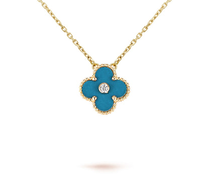 [Rosla]CLOVER 15MM CHRISTMAS LIMITED EDITION SINGLE FLOWER NECKLACE