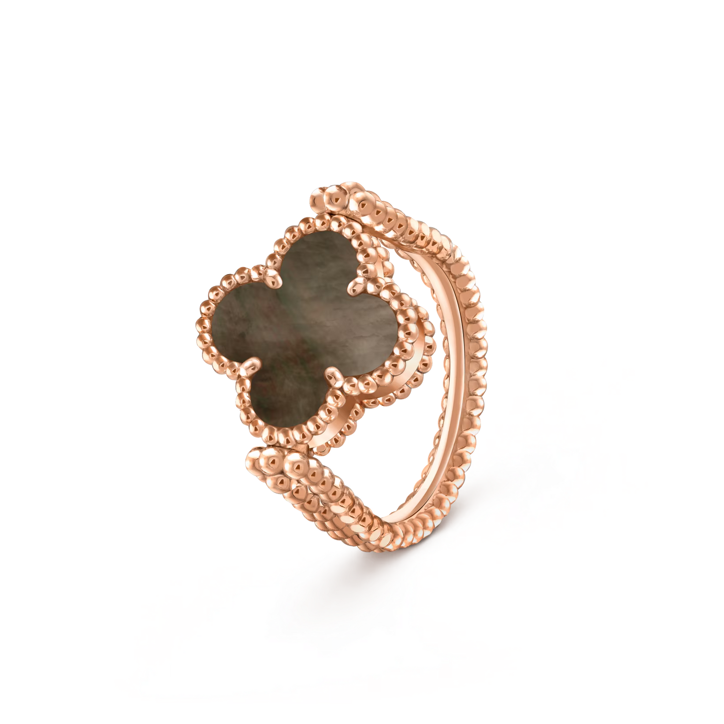 [Rosla]CLOVER RIVERSIBLE RING ROSE GOLD COLLECTION