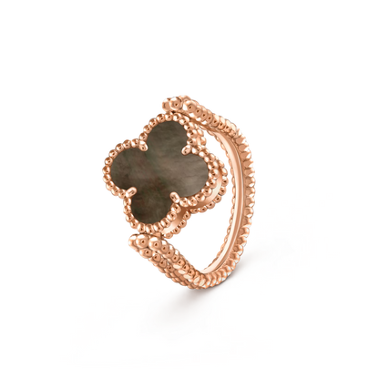 [Rosla]CLOVER RIVERSIBLE RING ROSE GOLD COLLECTION