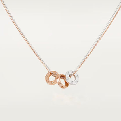 [Rosla]LOVE 6 DIAMOND PENDANT NECKLACE