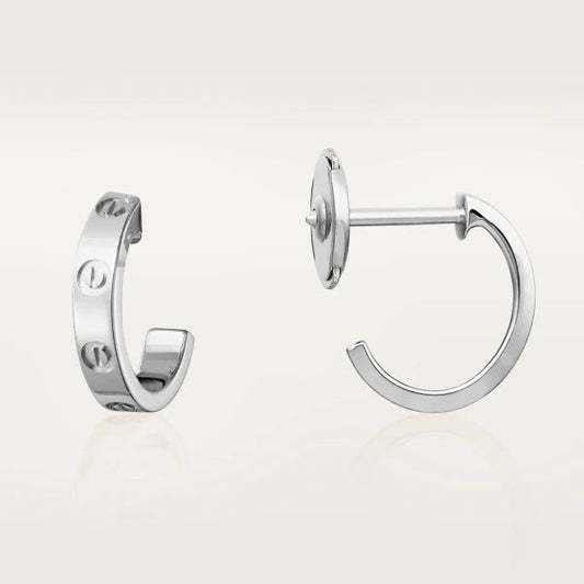 [Rosla]LOVE EARRINGS 2.65MM SILVER