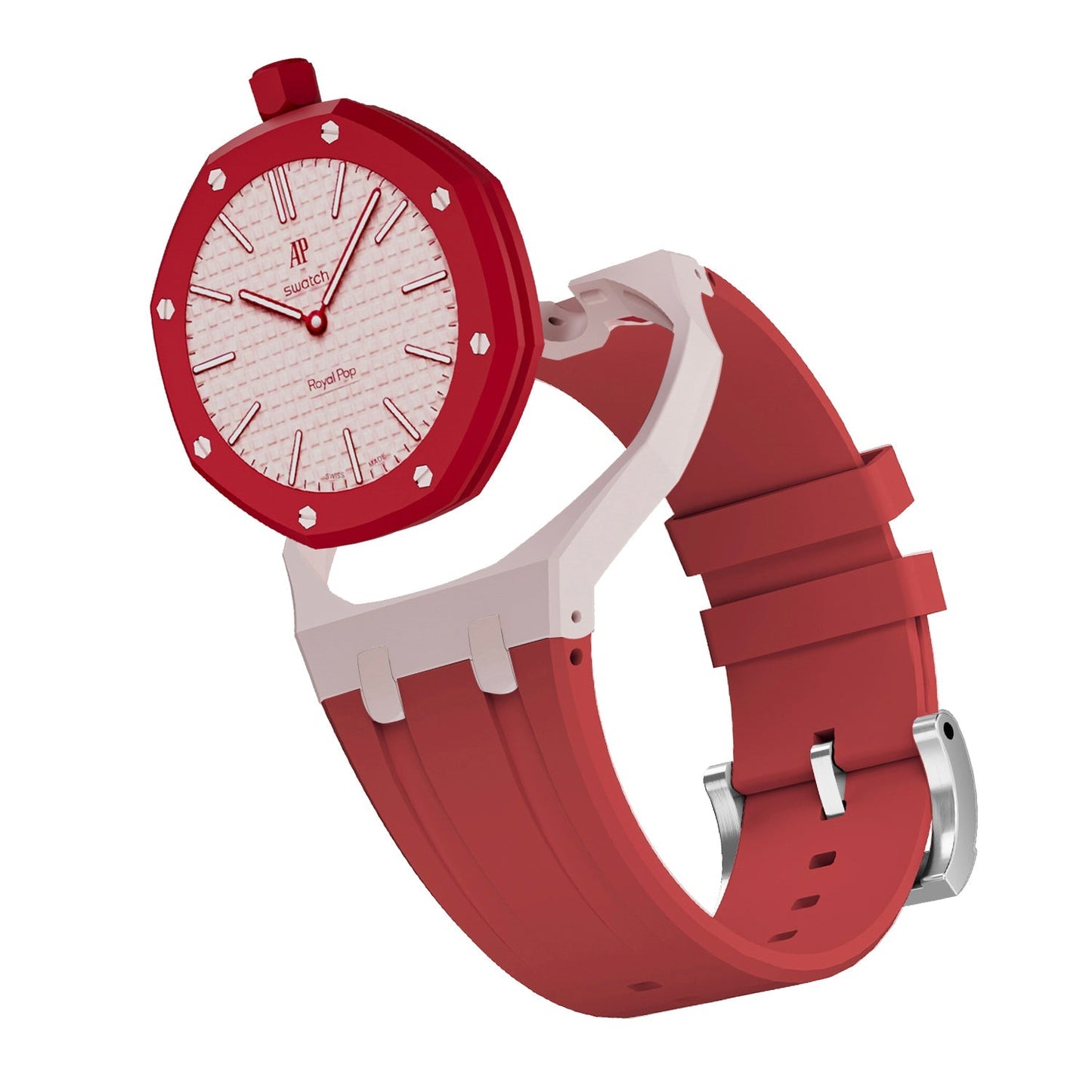 [Rosla]Royal Oak Pop Exclusive Bioceramic Case & Silicone Strap Mix Color