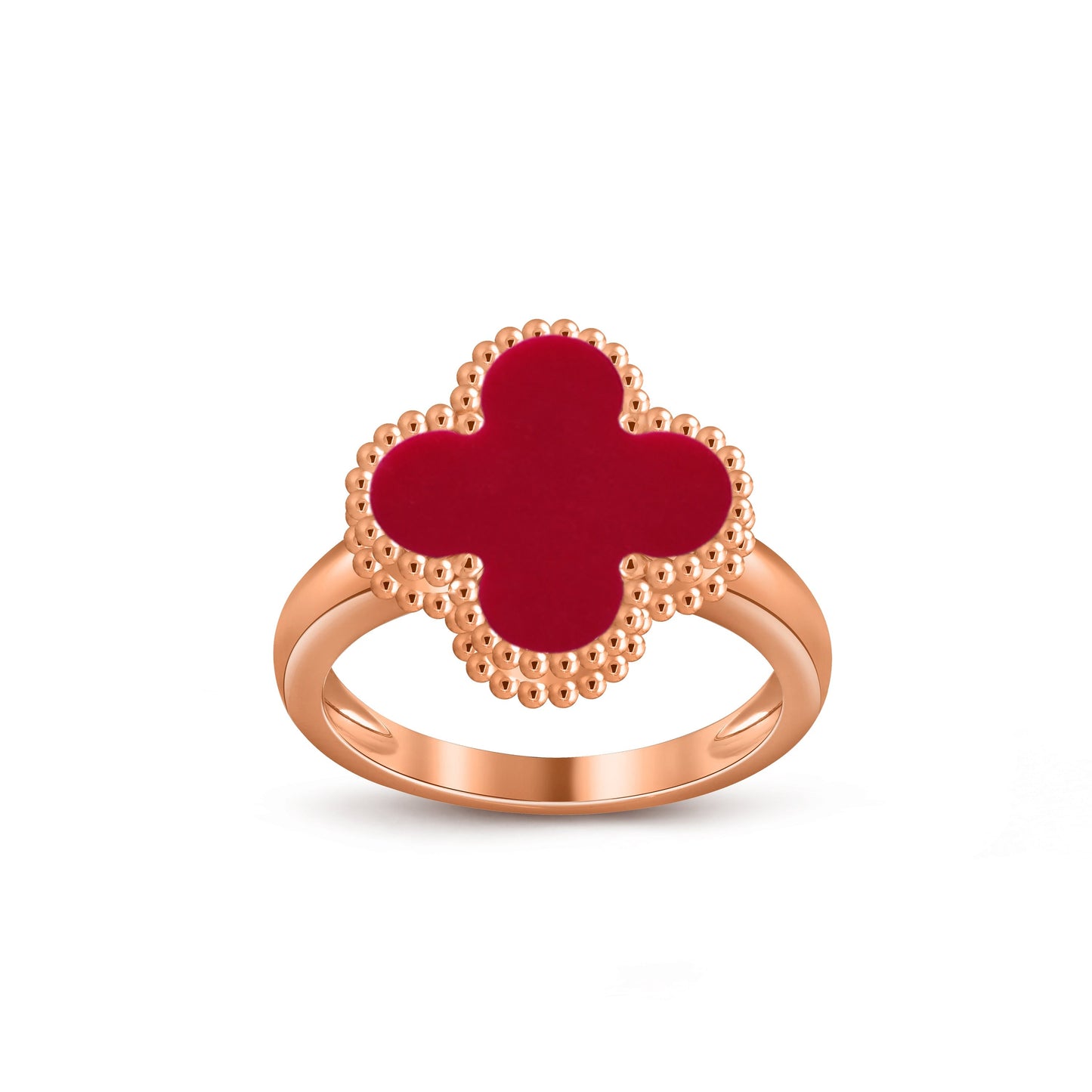 [Rosla]CLOVER RING ROSE GOLD COLLECTION