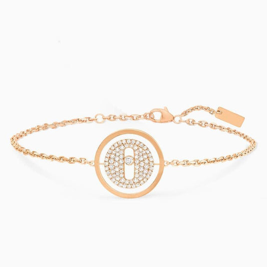 [Rosla]LUCKY MOVE DIAMOND PAVED BRACELET