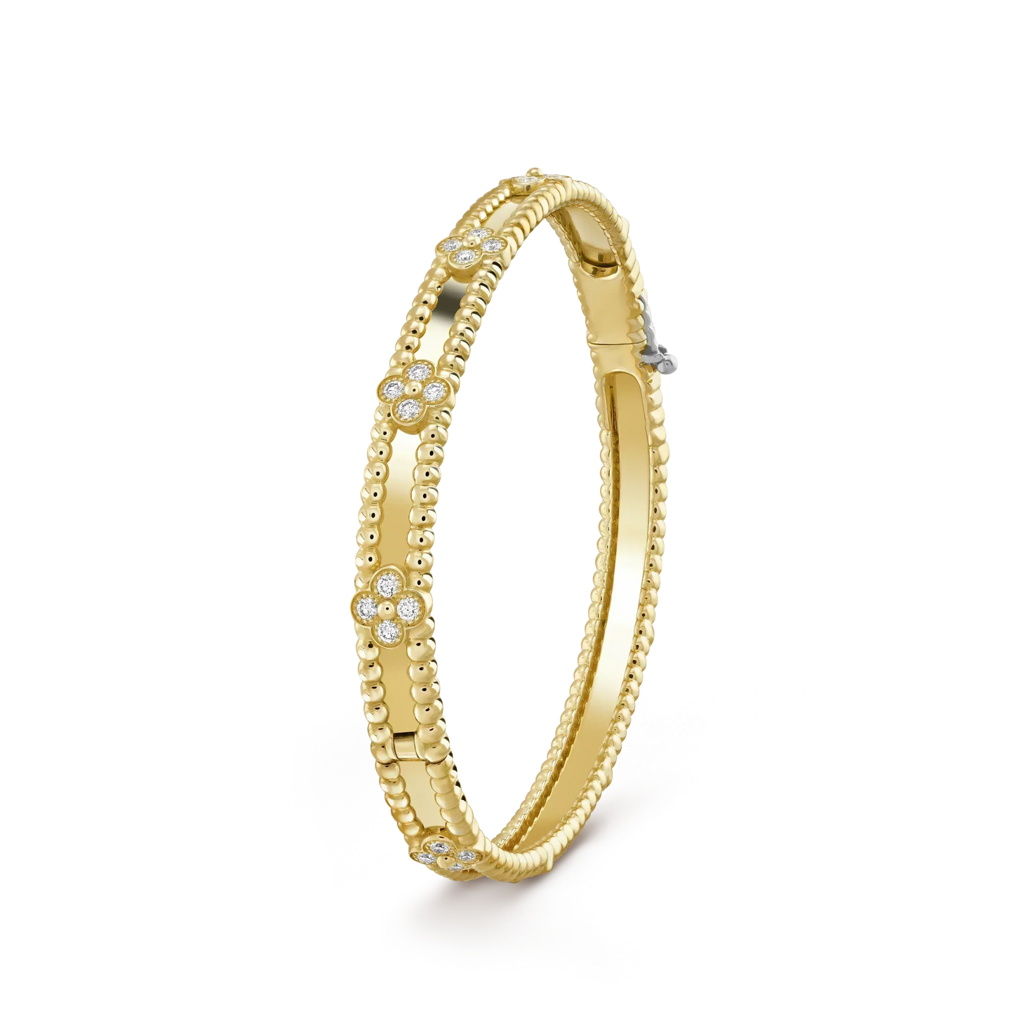 [Rosla]CLOVER BRACELET 4MM DIAMONDS