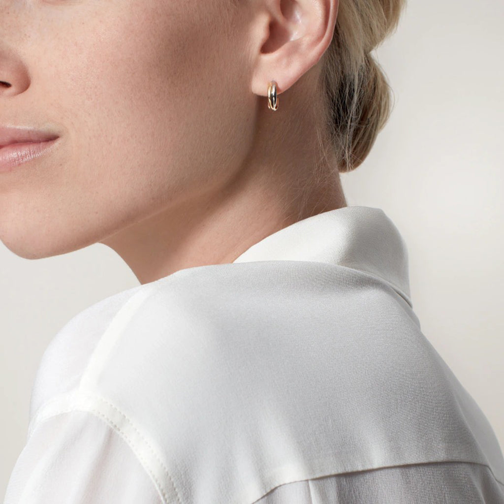 [Rosla]TRINITY ON DIAMOND MINI EARRINGS