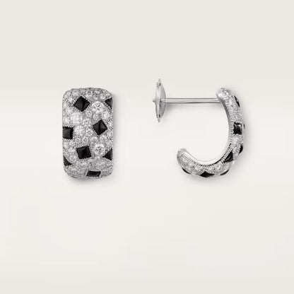 [Rosla]PANTHERE MINI FULL DIAMOND EARRINGS