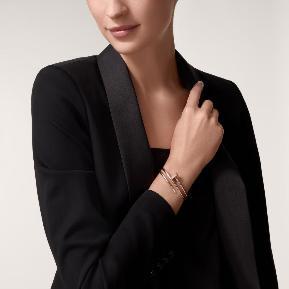 [Rosla]JUSTE BRACELET 3.5MM DOUBLE ROW DIAMOND