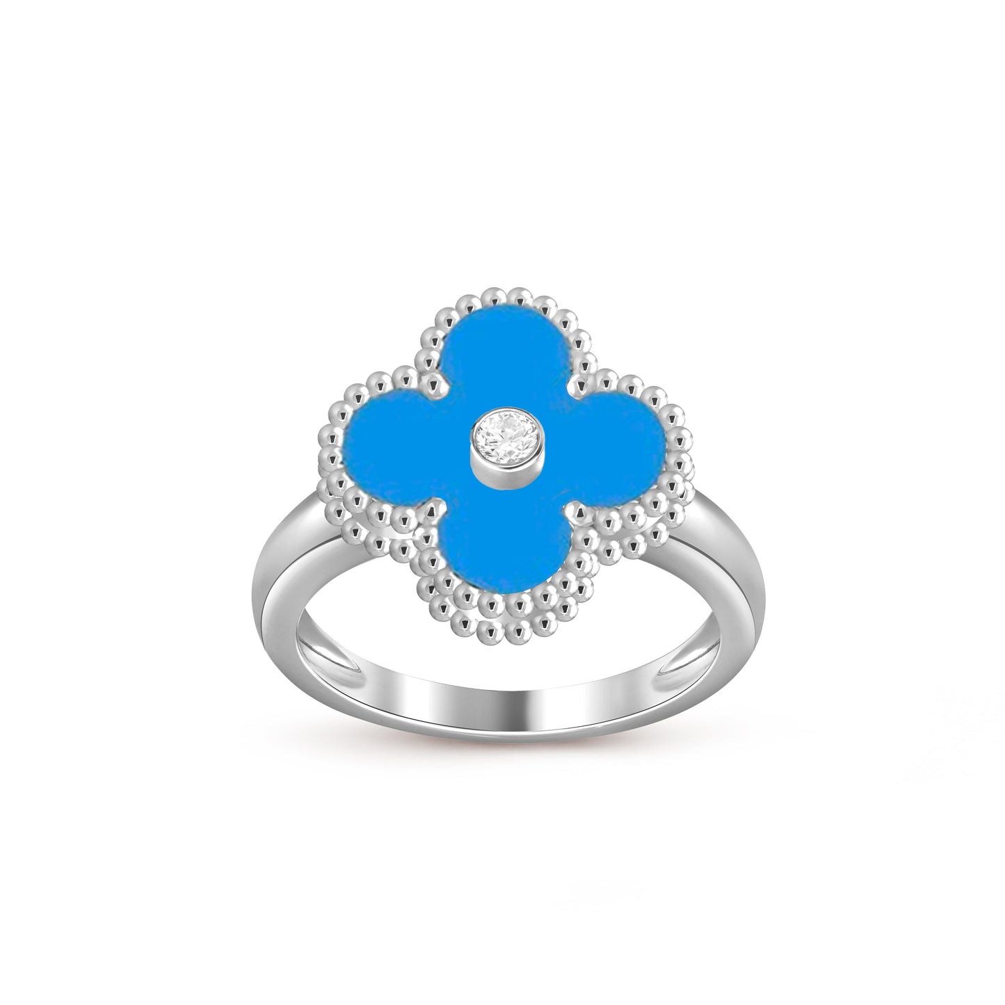 [Rosla]CLOVER SILVER DIOMND RING COLLECTION