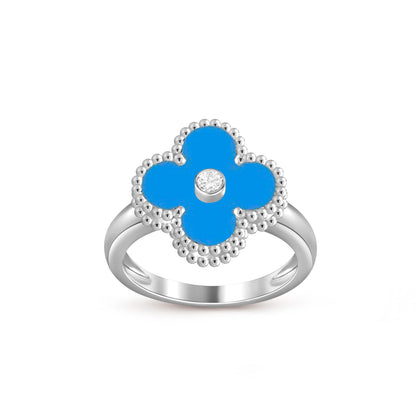 [Rosla]CLOVER SILVER DIOMND RING COLLECTION