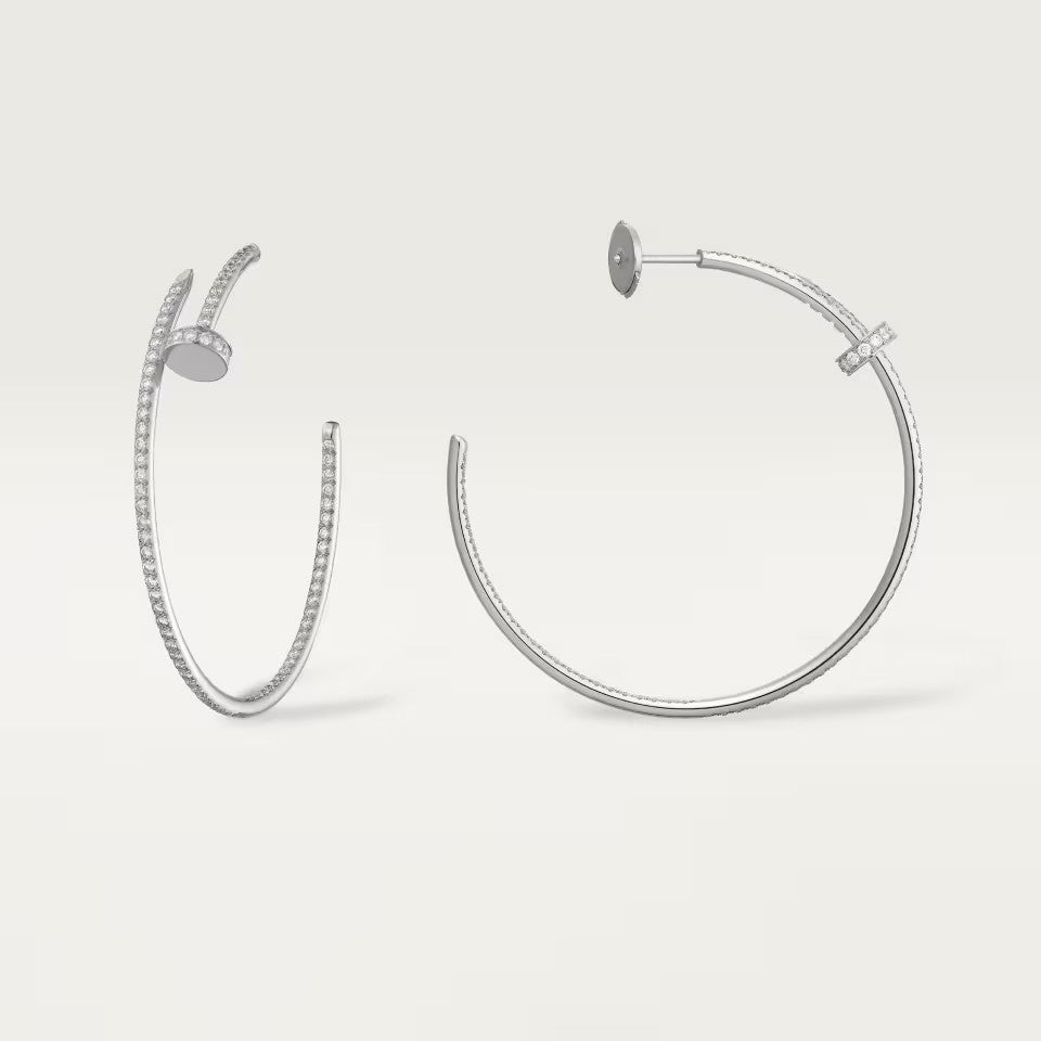[Rosla]JUSTE FULL DIAMOND LARGE EARRINGS