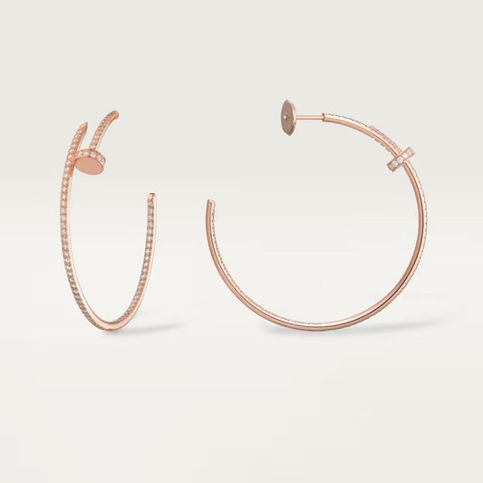 [Rosla]JUSTE FULL DIAMOND LARGE EARRINGS