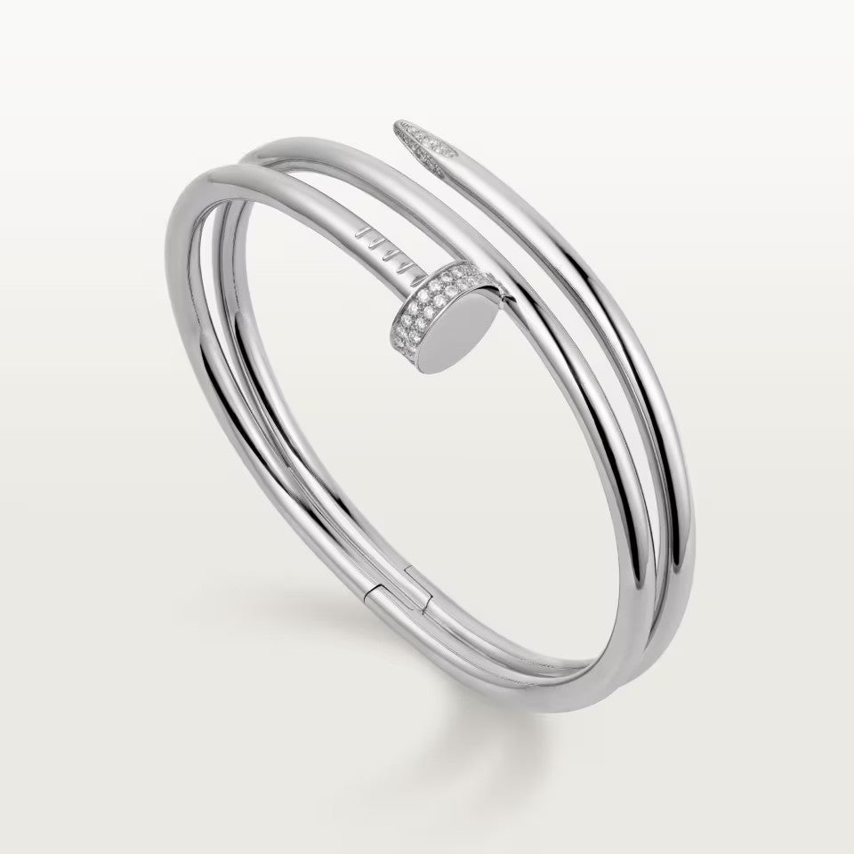 [Rosla]JUSTE BRACELET 3.5MM DOUBLE ROW DIAMOND