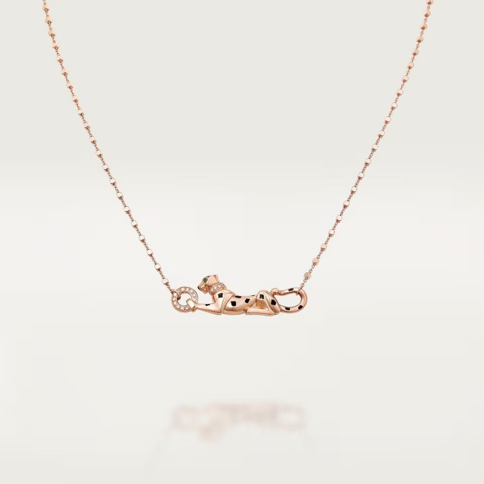 [Rosla]PANTHERE FULL DIAMOND NECKLACE