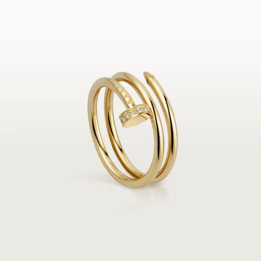 [Rosla]JUSTE RING 4.8MM HALF DIAMOND