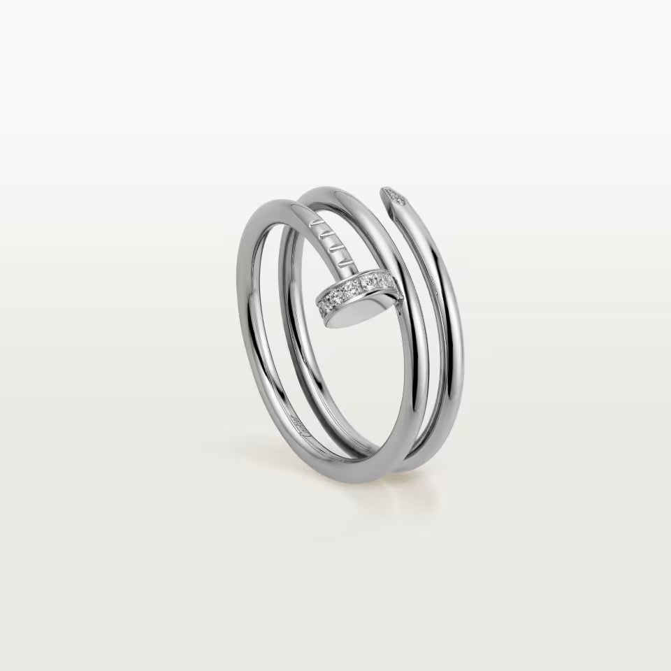 [Rosla]JUSTE RING 4.8MM HALF DIAMOND