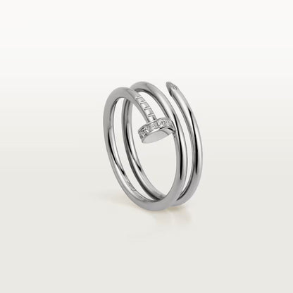 [Rosla]JUSTE RING 4.8MM HALF DIAMOND